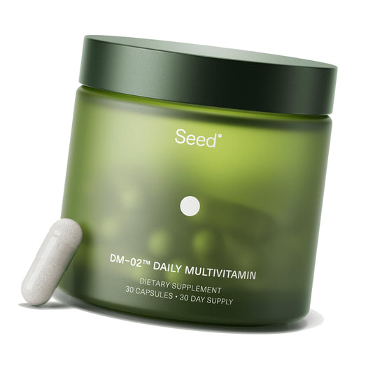 Seed DM-02 Daily Multivitamin - for Women & Men - 30-Day Supply with Jar