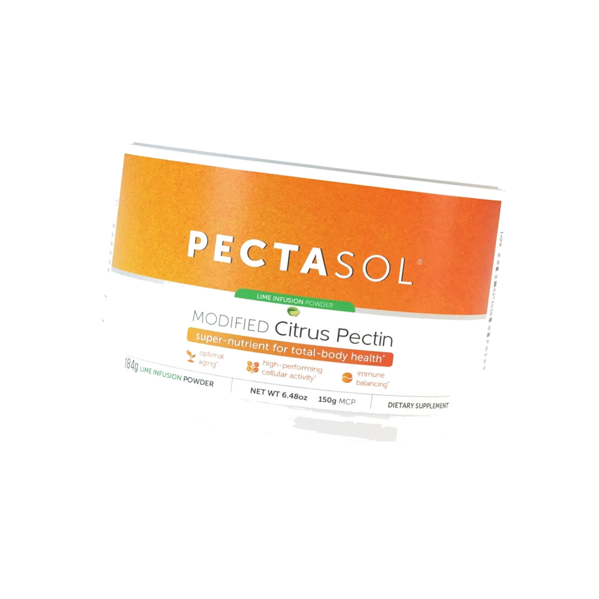 ecoNugenics PectaSol Modified Citrus Pectin Supplement – 184g Lime Powder
