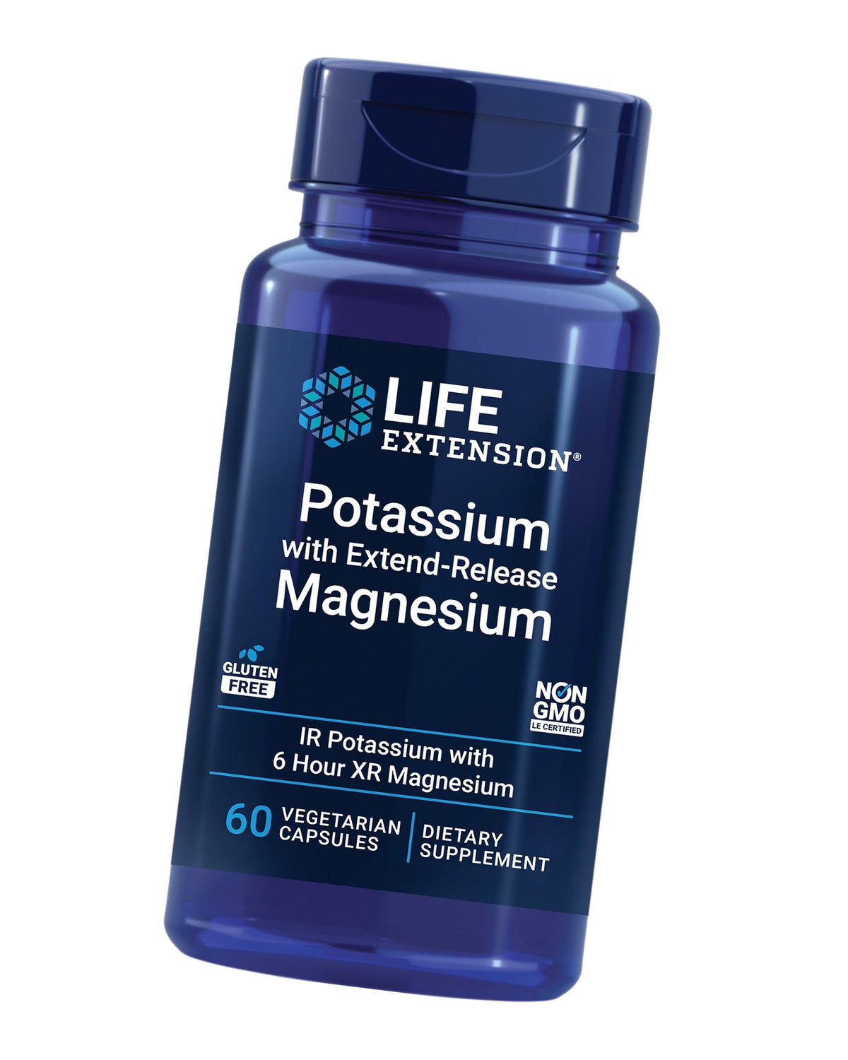 Life Extension Potassium with Extend-Release Magnesium, 60 Capsules