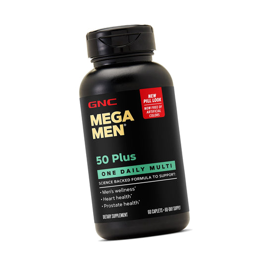 GNC Mega Men 50 Plus One Daily Multi, 60 Count, 60 Servings