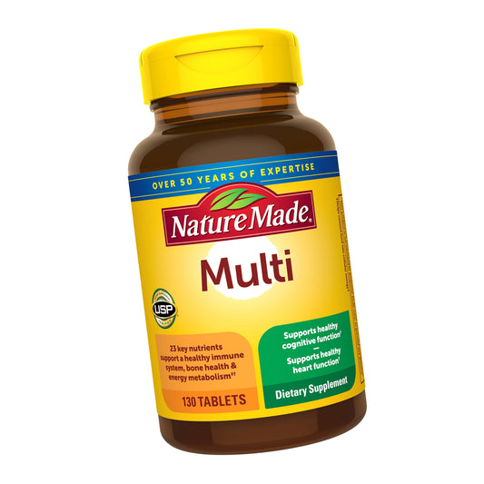 Nature Made Multivitamin Tablets with Iron, 130 Tablets