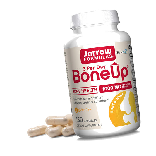 Jarrow BoneUp Three Per Day, Vitamin D3 and Calcium, 180 Capsules