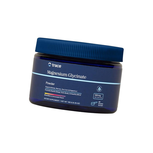 Trace Minerals Magnesium Glycinate Powder, Mixed Berry Lemonade