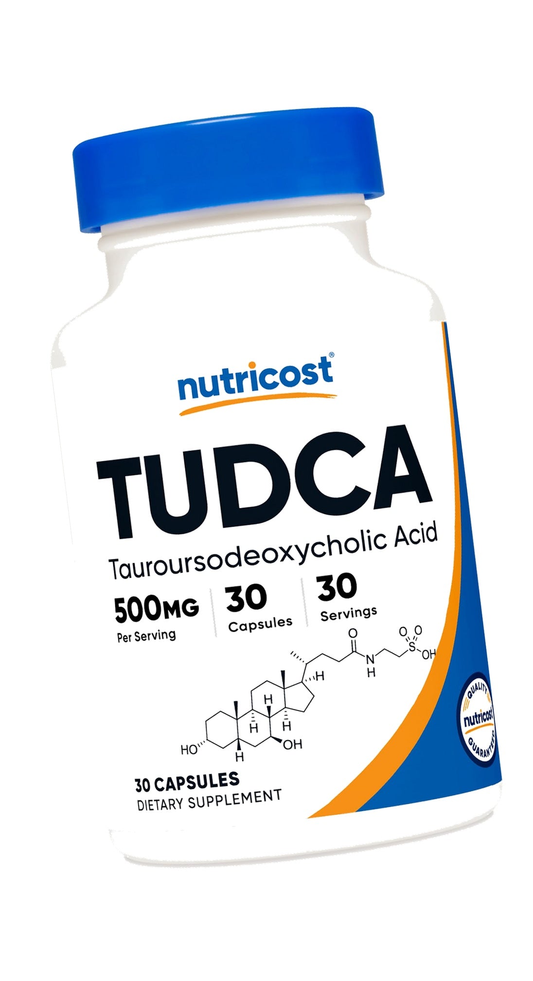 Nutricost Tudca 500mg, 30 Capsules (Tauroursodeoxycholic Acid) Gluten Free