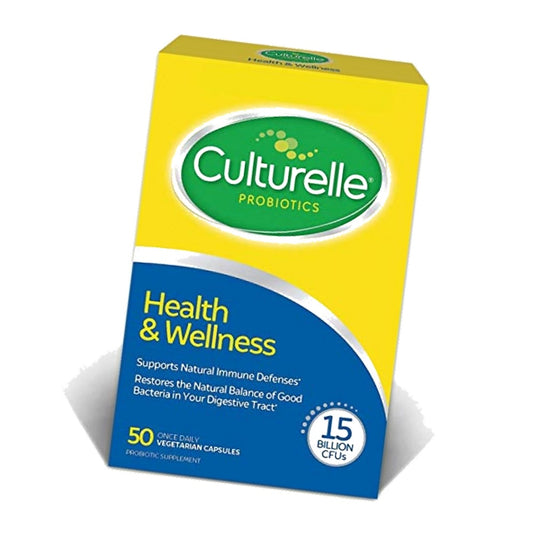 Culturelle Health & Wellness Daily Probiotic Supplement Men & Women, 50 Ct