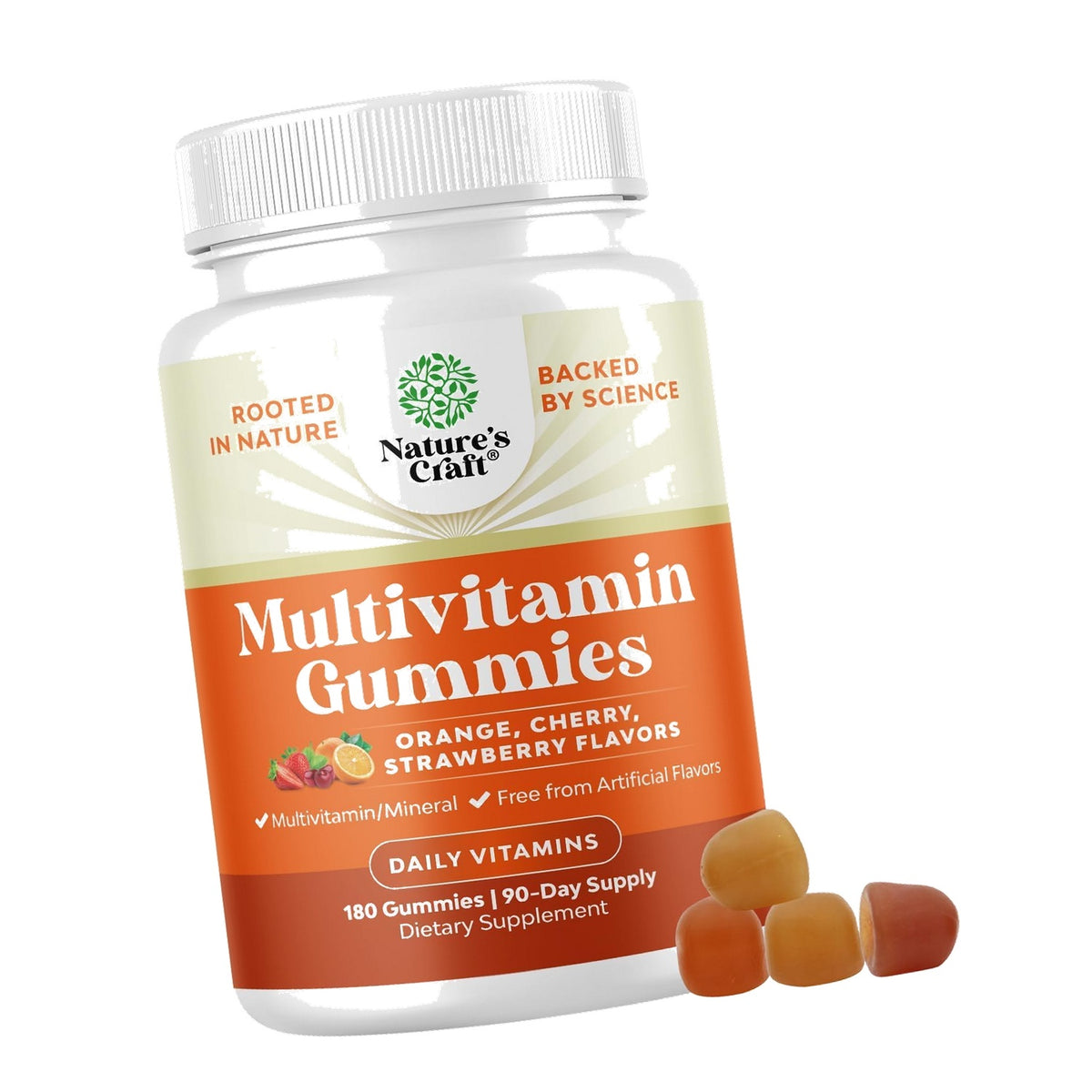 Potent Multivitamin Gummies for Adults - Energy and Immune Support - 180 Ct