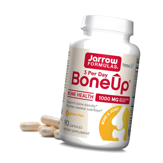 Jarrow BoneUp Three Per Day, Vitamin D3 and Calcium, 90 Capsules