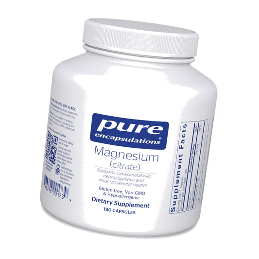 Pure Encapsulations Magnesium (Citrate), 180 Capsules