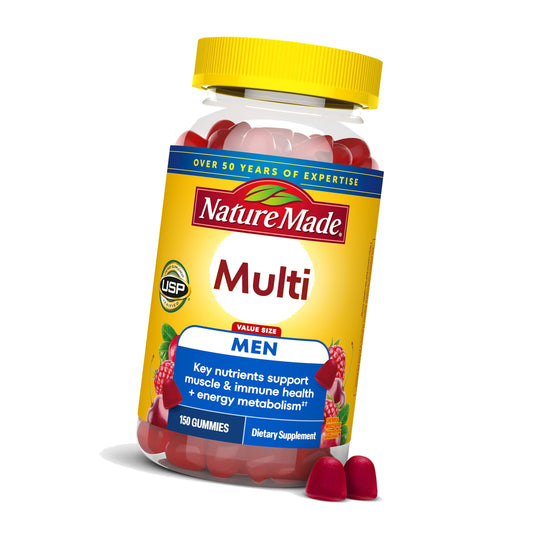 Nature Made Multi for Men, Mens Multivitamins Gummies, 150 Count
