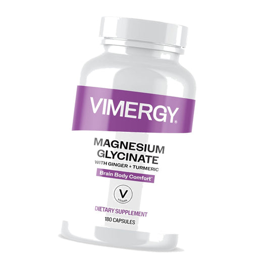 Magnesium 310mg, Brain Body Comfort*, with Turmeric & Ginger, 3 Mo Supply