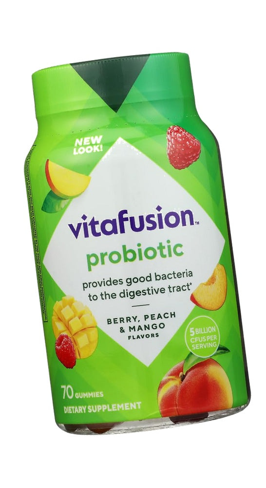 Vitafusion Probiotic Gummies | 5 Billion CFU Per 2 Gummies