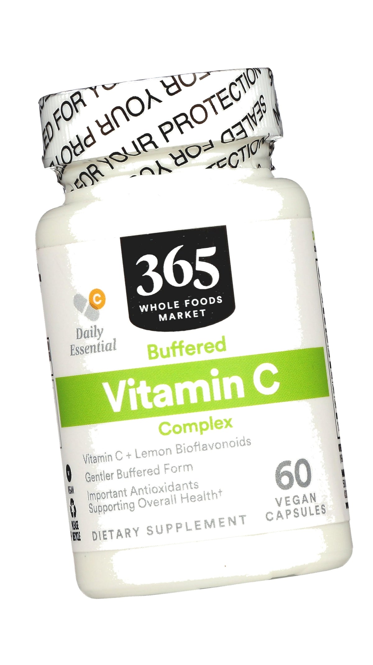 365 by Whole Foods Market, Buffered Vitamin C Complex, Vegan, 60 Capsules