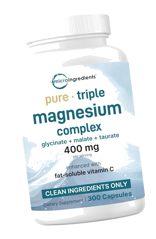 Micro Ingredients Pure Triple Magnesium Complex | 300 Capsules