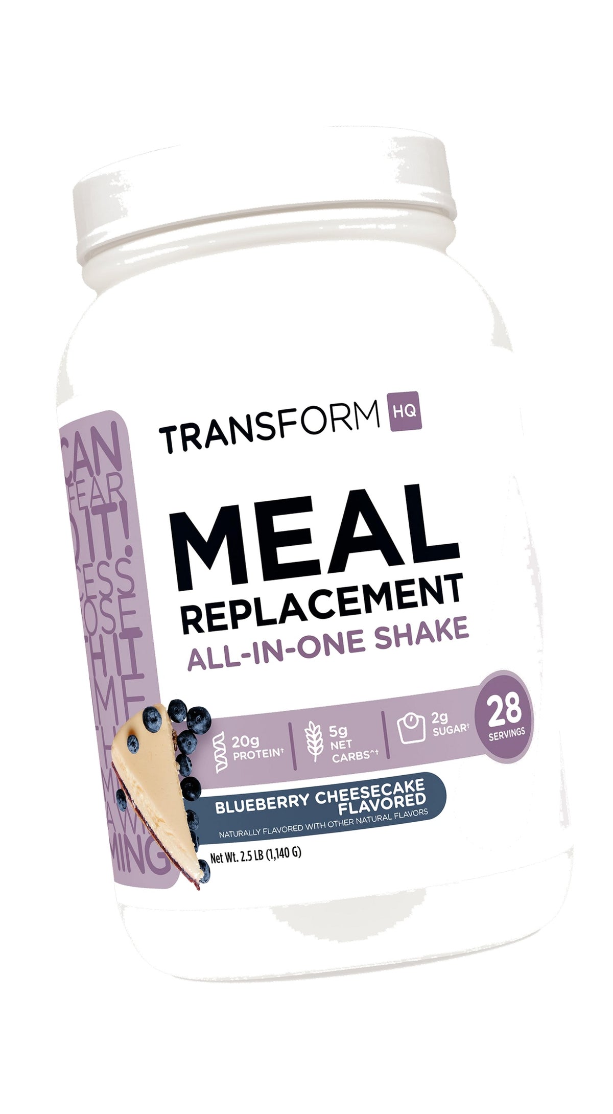 TransformHQ Meal Replacement Shake Powder (Blueberry Cheesecake) 28 Serv
