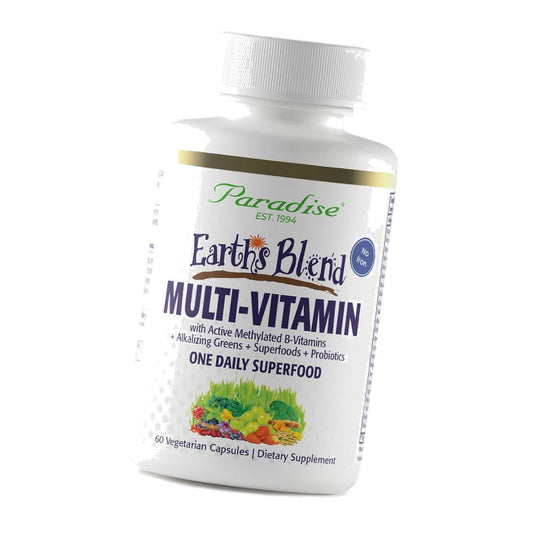 Paradise Herbs & Essentials Once Daily Multivitamin No Iron 60 Count
