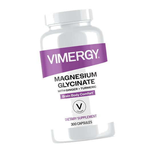 Magnesium 310mg, Brain Body Comfort*, with Turmeric & Ginger, 5 Mo Supply