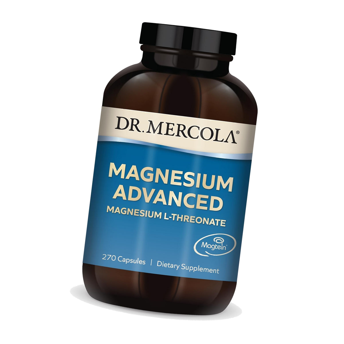 Dr. Mercola Magnesium Advanced, Magtein Magnesium L-Threonate, 270 Capsules