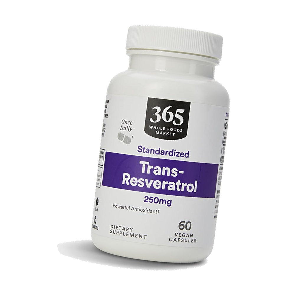 365 by Whole Foods Market, Transresveratrol 250Mg, 60 Vegg Capsules