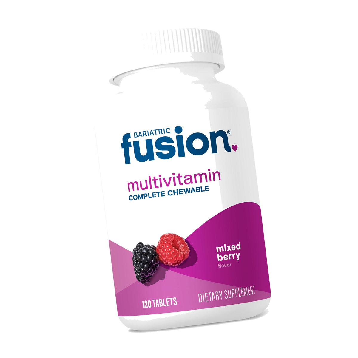 Bariatric Fusion Bariatric Multivitamin, Mixed Berry, 120 Chewable Tablets