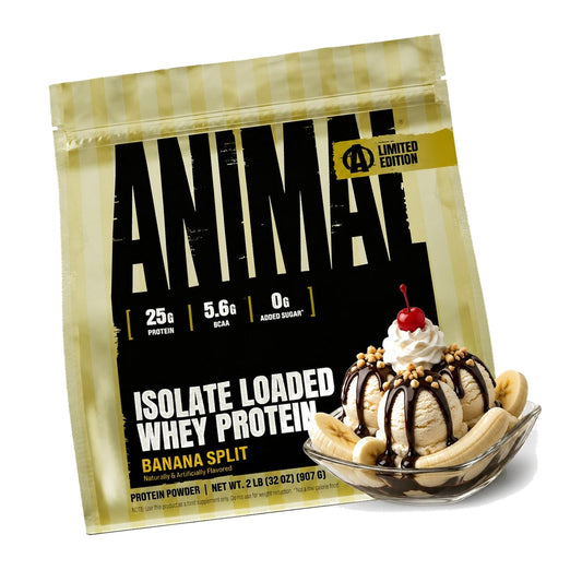Animal Whey Protein Isolate Powder | 25g Protein | Banana Split 2lb