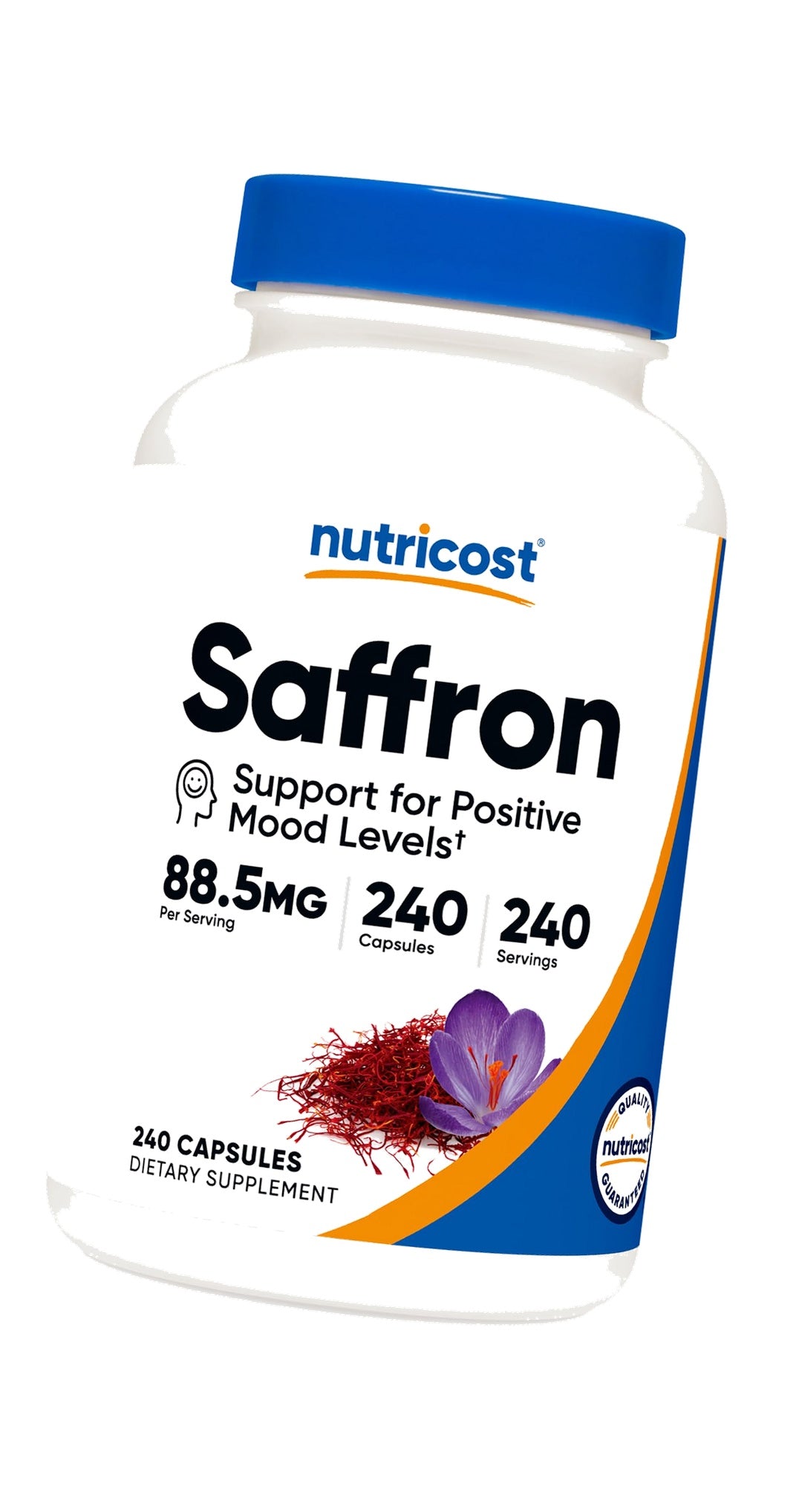 Nutricost Saffron Extract 88.5mg, 240 Capsules, Gluten Free, Veggie Caps