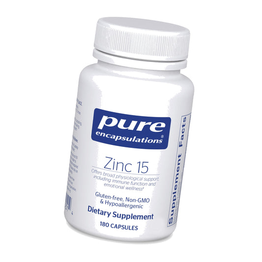 Pure Encapsulations Zinc 15 mg, 180 Capsules