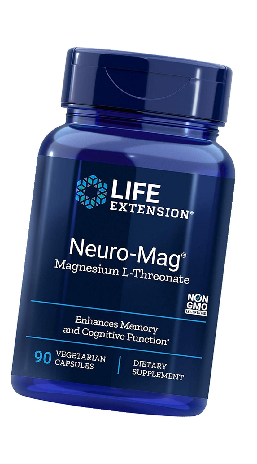 Life Extension - Neuro-Mag, Magnesium L-Threonate Dietary Supplement 90 capsules