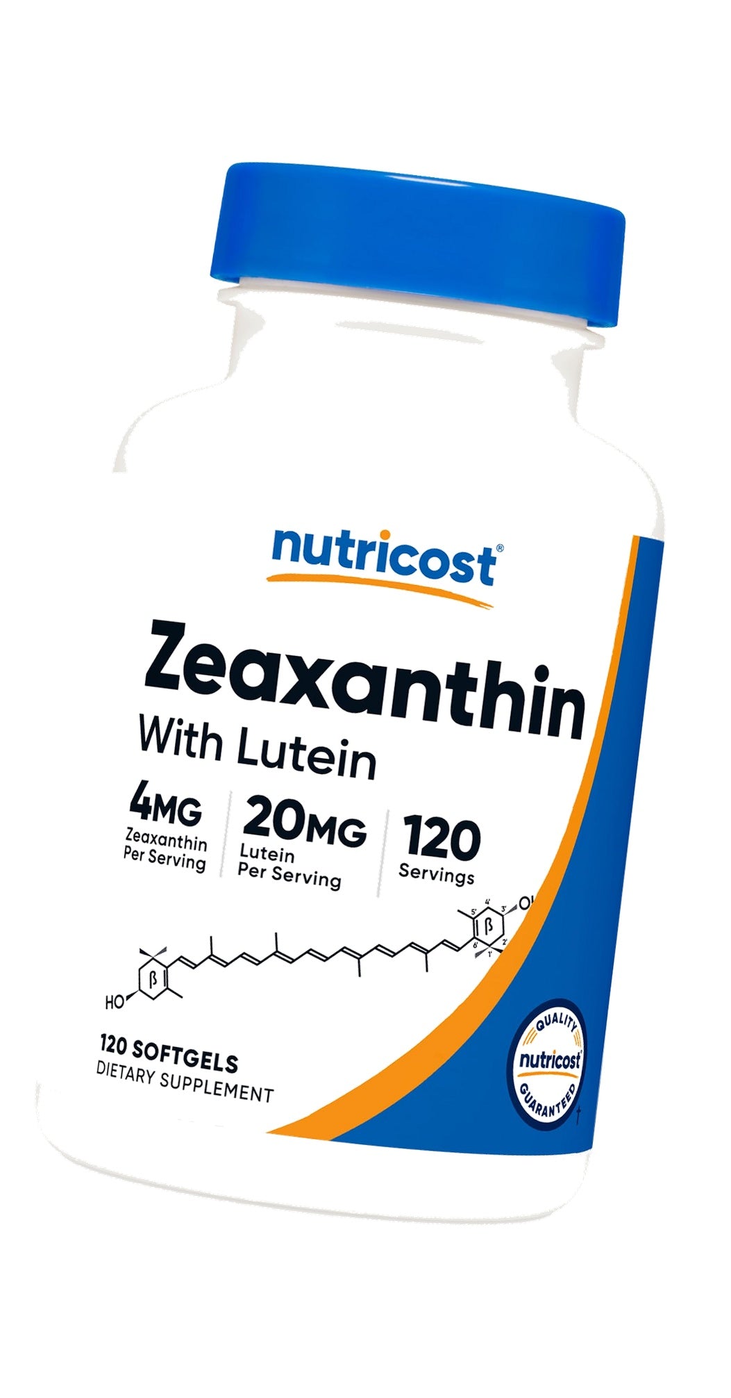 Nutricost Zeaxanthin with Lutein (20mg) 120 Softgels