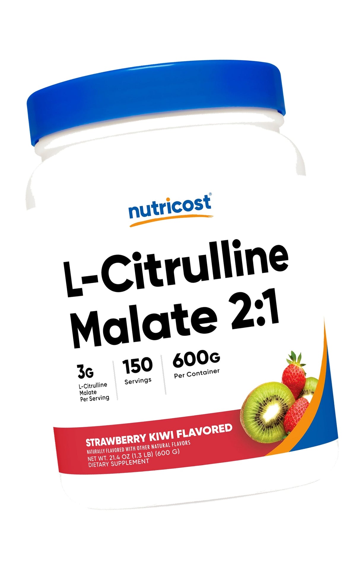Nutricost L-Citrulline Malate 2:1 (600 Grams) (Strawberry Kiwi)