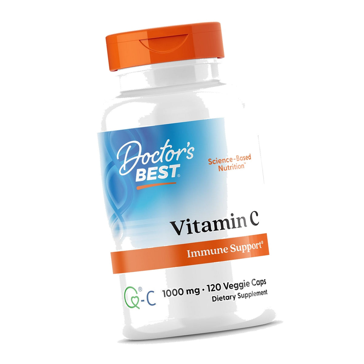 Doctor's BEST Vitamin C 1000mg Supplement, for Men & Women, 120 Veg Caps