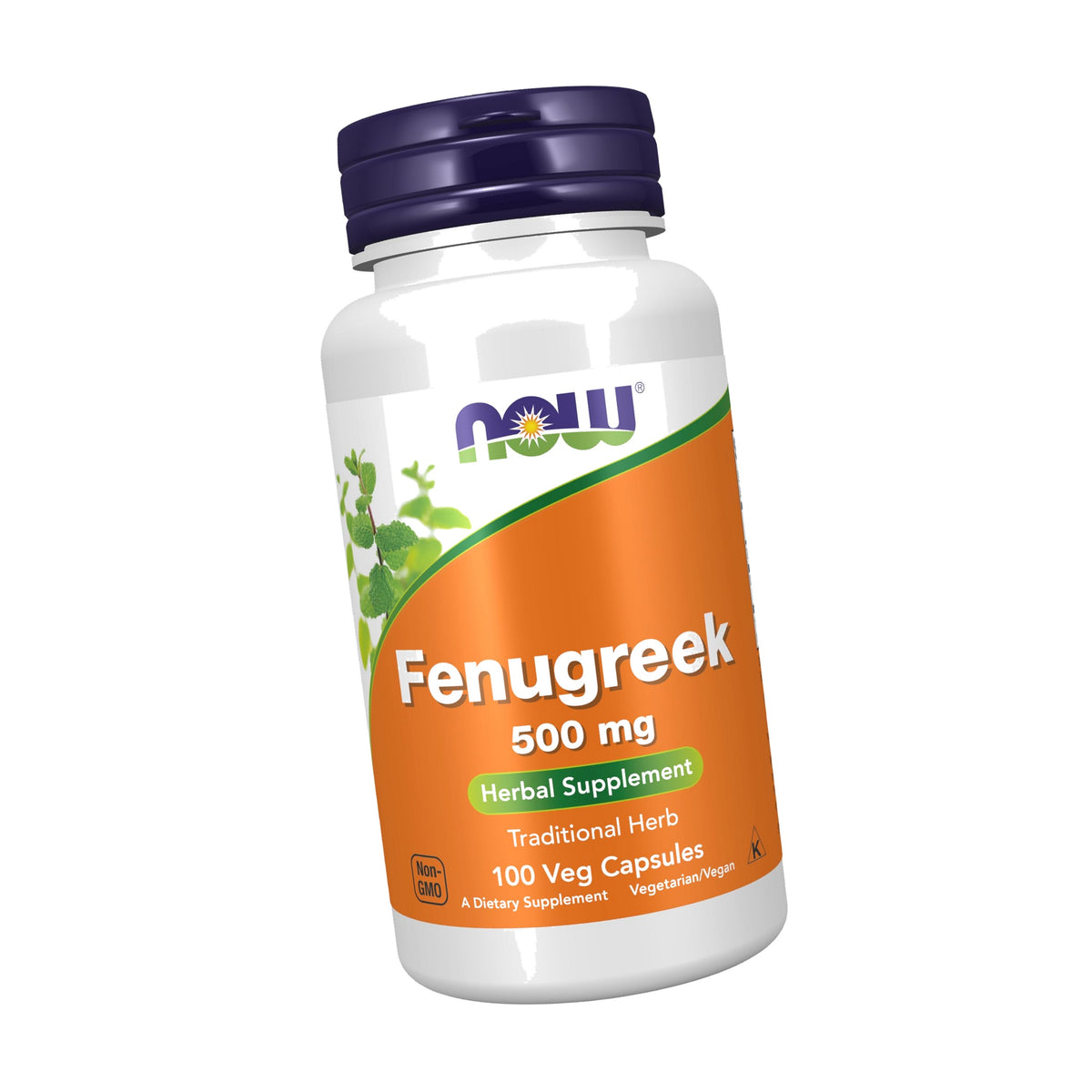 NOW Supplements, Fenugreek 500 mg, Herbal Supplement, 100 Veg Caps