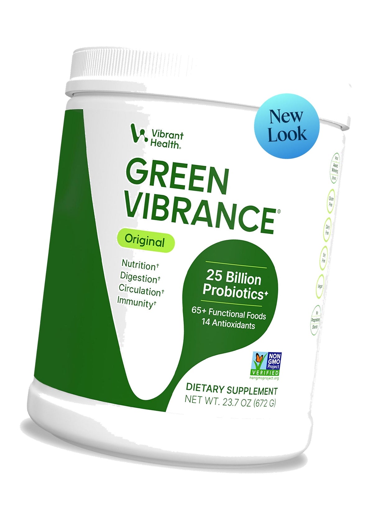Vibrant Health Green Vibrance Vegan Superfood Powder, 60 Servings