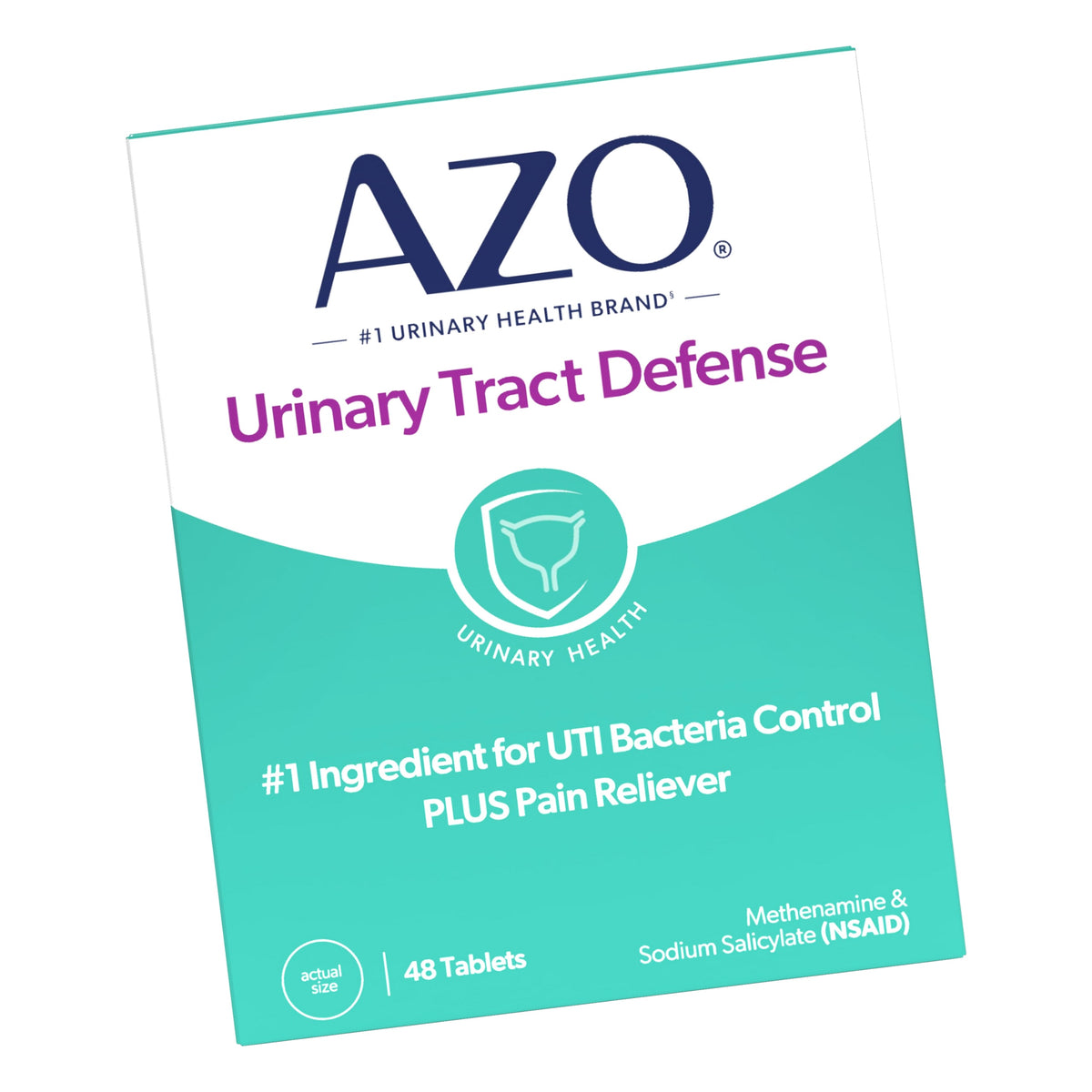 AZO Urinary Tract Defense Antibacterial Protection, 48 Tablets