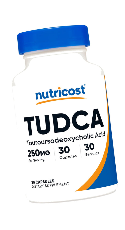 Nutricost Tudca 250mg, 30 Capsules (Tauroursodeoxycholic Acid) Gluten-Free