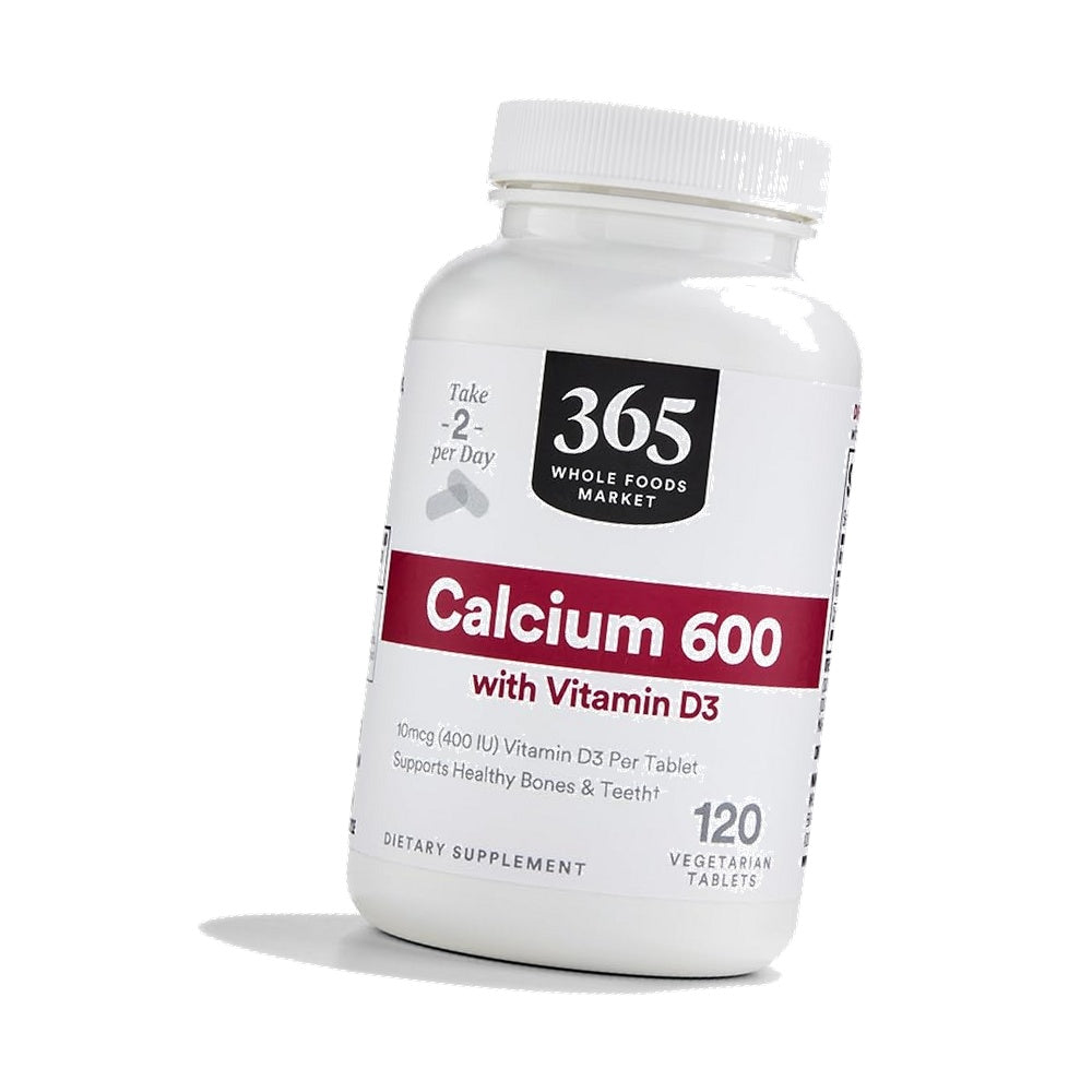365 by Whole Foods Market, Calcium with Vitamin D3, 120 Vegetarian Tablets, 60-Day Supply