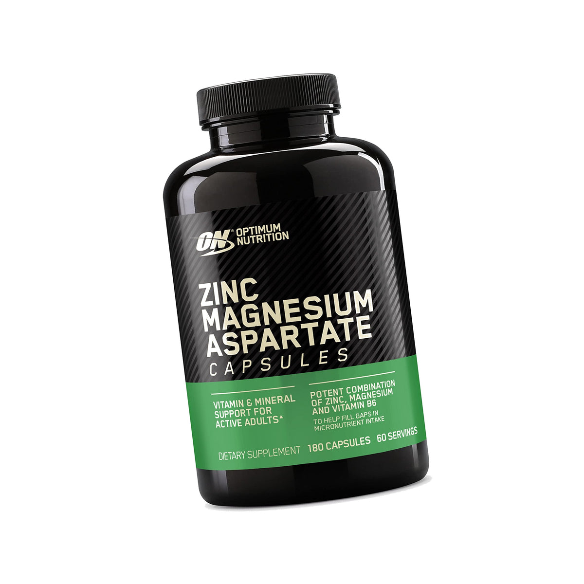 Optimum Nutrition Zinc and Magnesium Aspartate Recovery Supplement, 180 Ct
