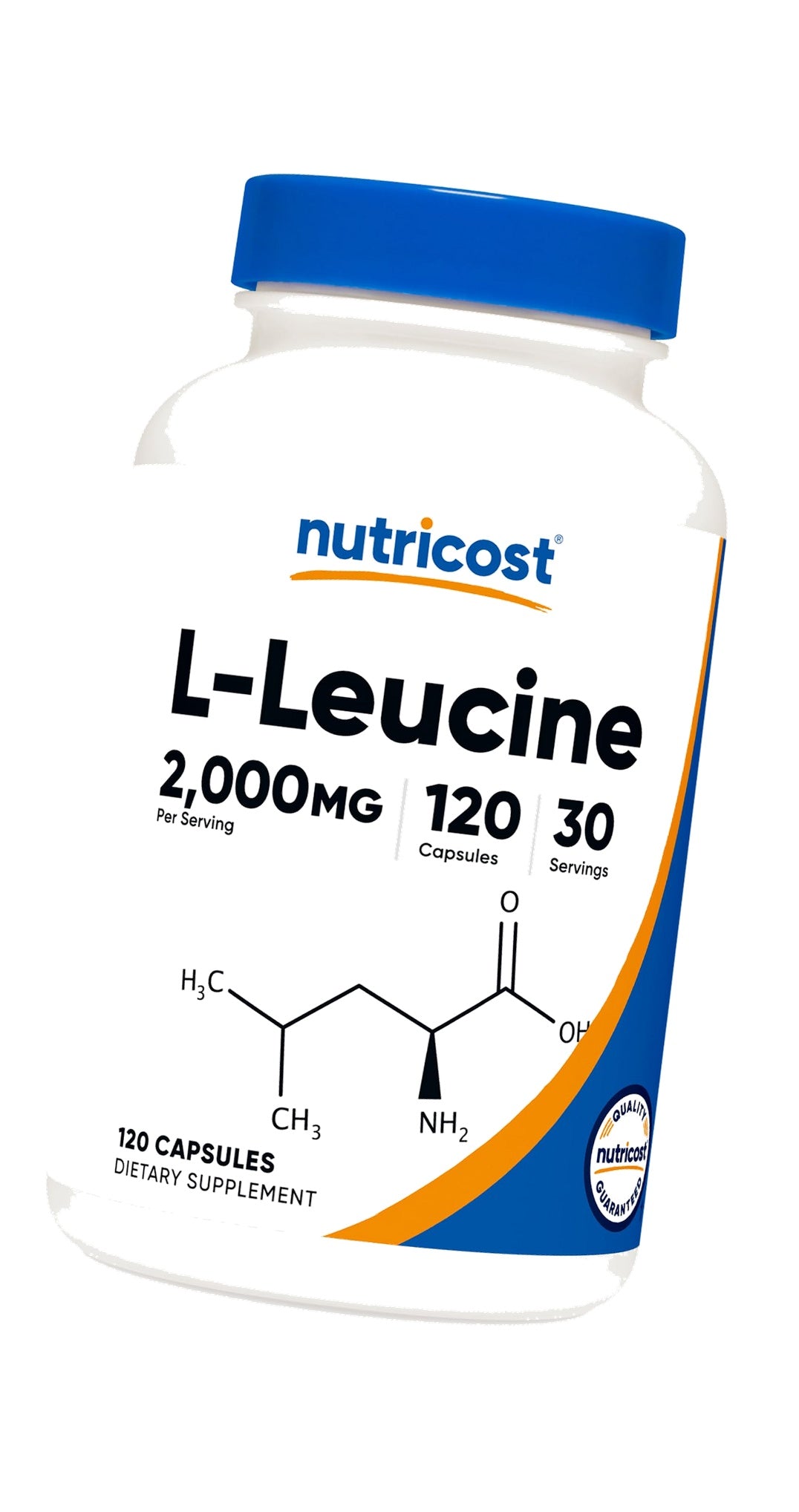 Nutricost L-Leucine 2,000mg, 120 Vegetarian Capsules, Gluten-Free