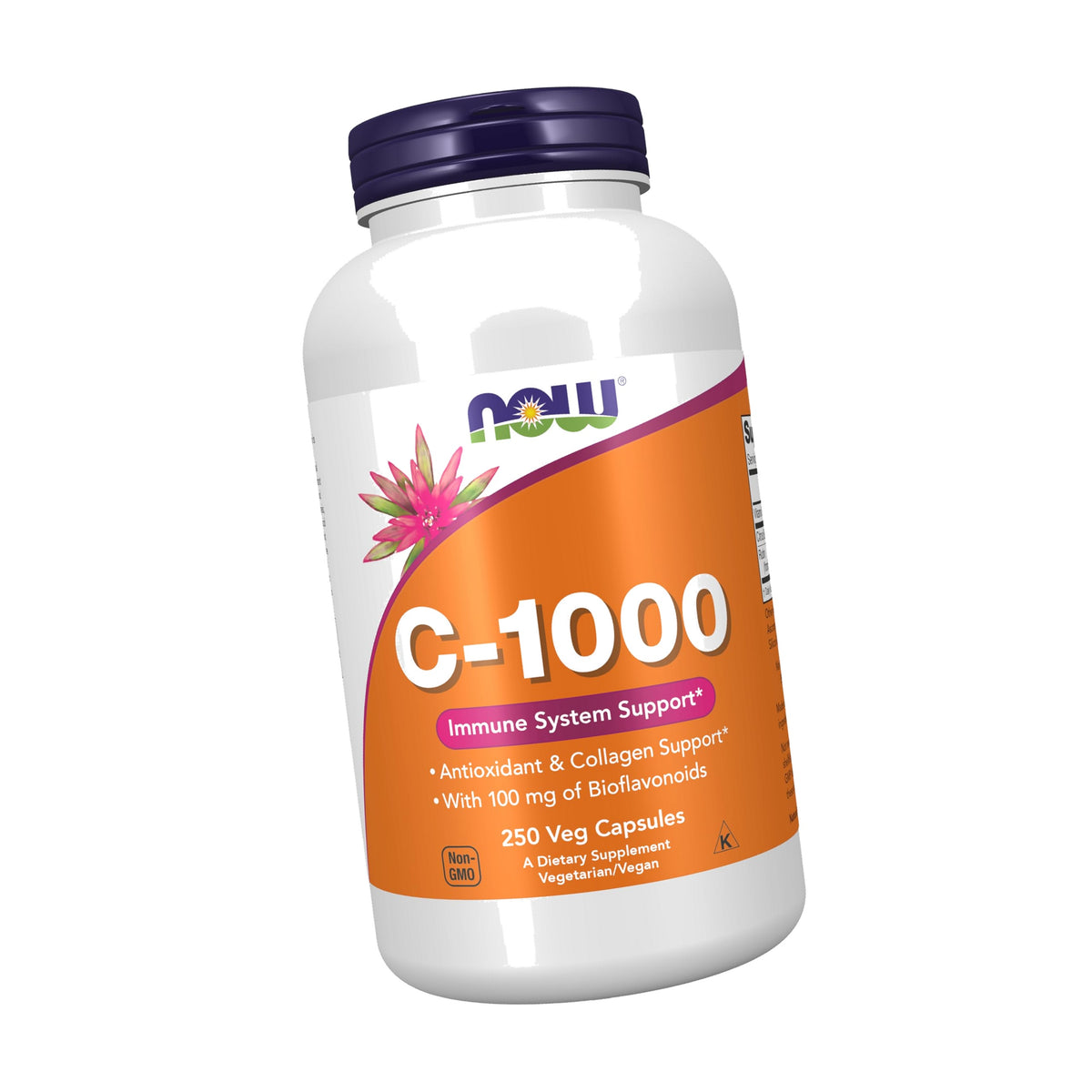 NOW Supplements, Vitamin C-1,000 with 100 mg of Bioflavonoids, 250 Veg Caps