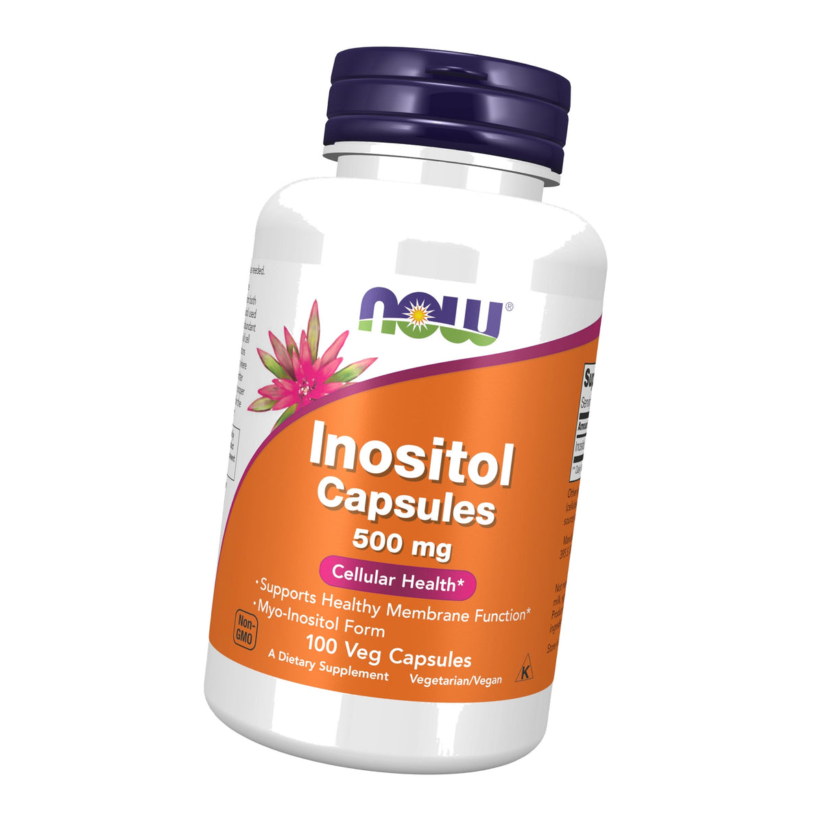 NOW Supplements, Inositol 500 mg, Cellular Health*, 100 Veg Caps
