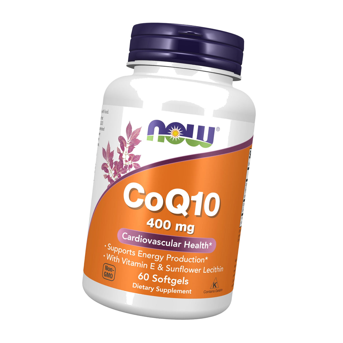 NOW Supplements, CoQ10 400 mg, Pharmaceutical Grade, 60 Softgels