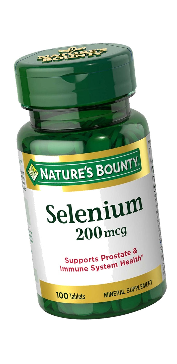Nature's Bounty Selenium 200 mcg, 100 Tablets