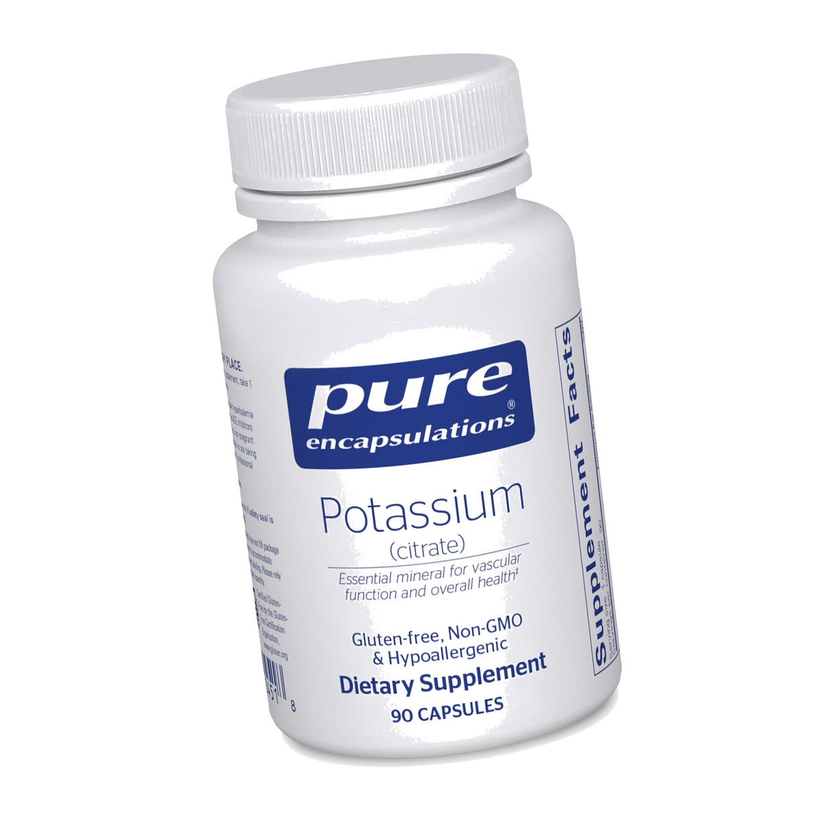 Pure Encapsulations Potassium (Citrate), 90 Capsules