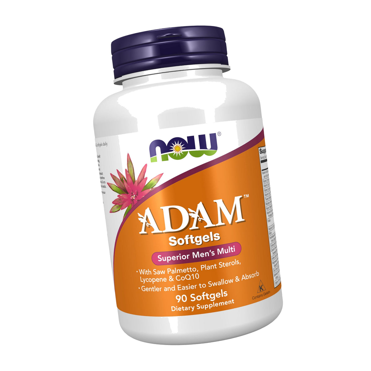 NOW Supplements, ADAM™ Men's Multivitamin, 90 Softgels