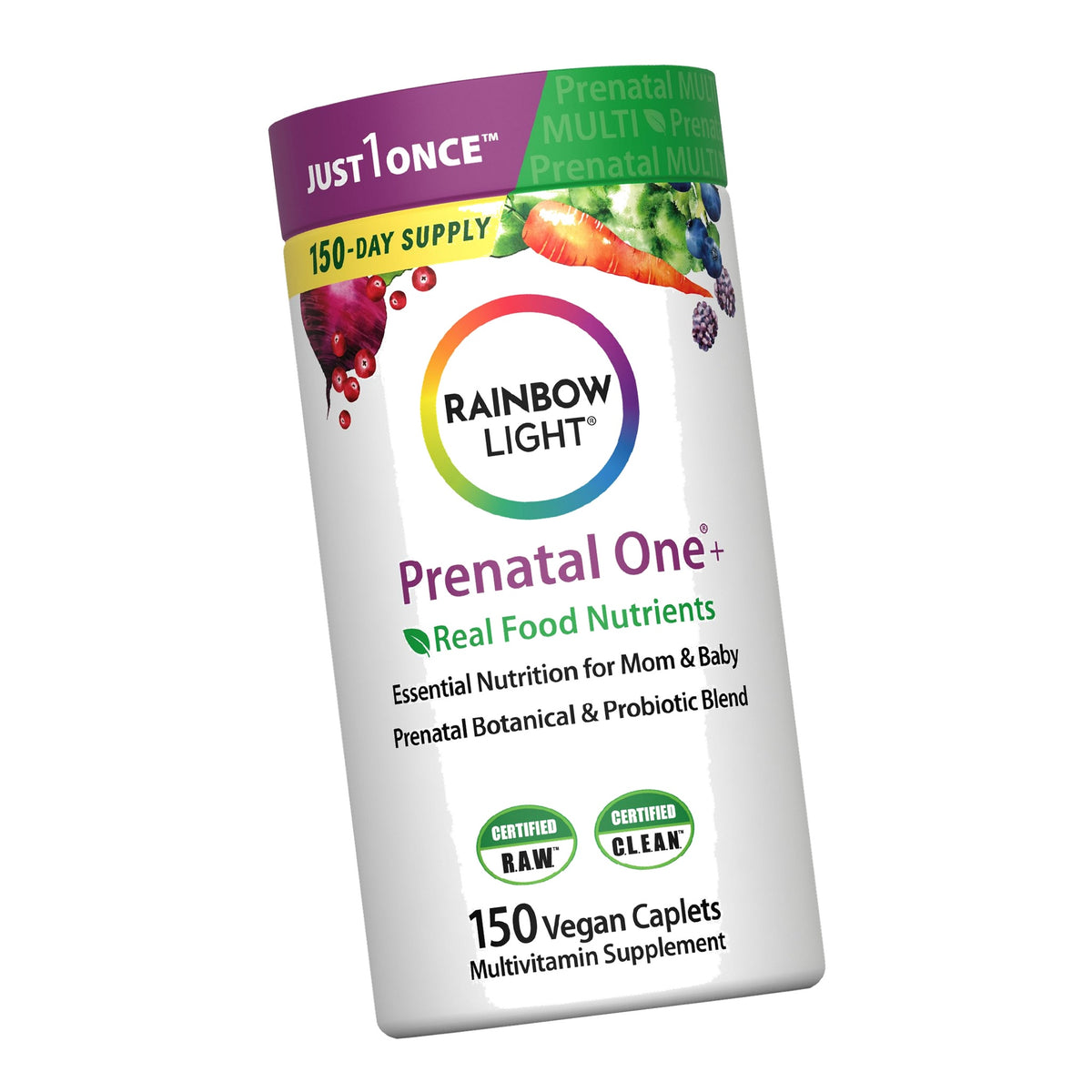 Rainbow Light Prenatal Multivitamin One + for Women with Probiotics