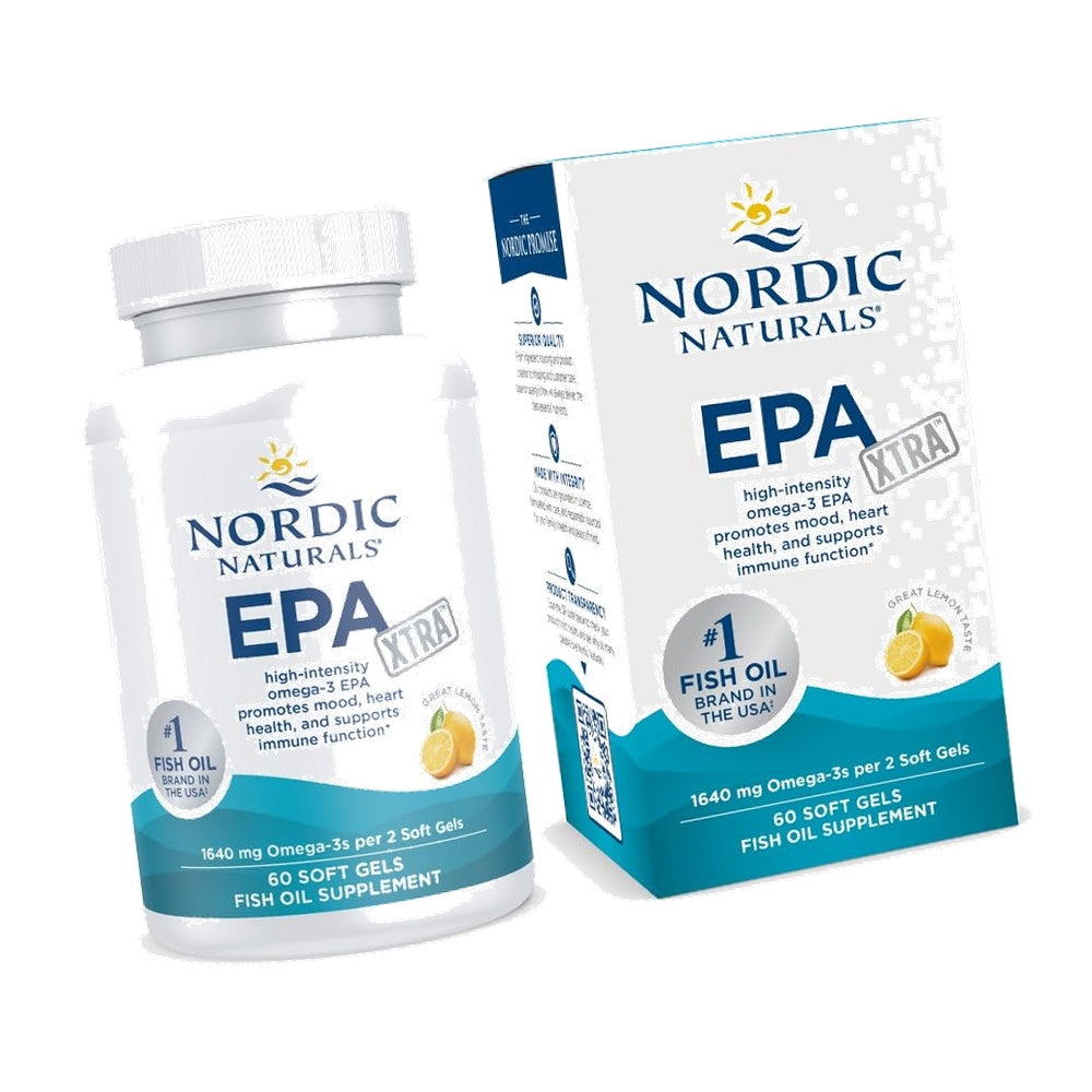 Nordic Naturals EPA Xtra, 1640mg High EPA Omega-3 Fish Oil - 60 Count