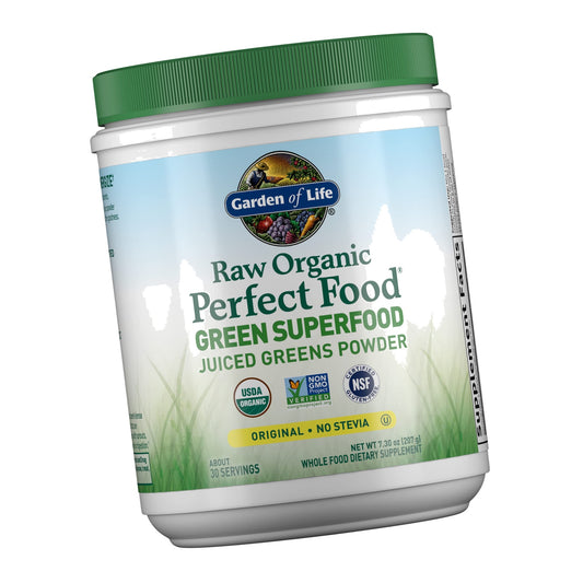 Garden of Life RAW Organic Perfect Food Juiced Greens Powder, 30 Servings