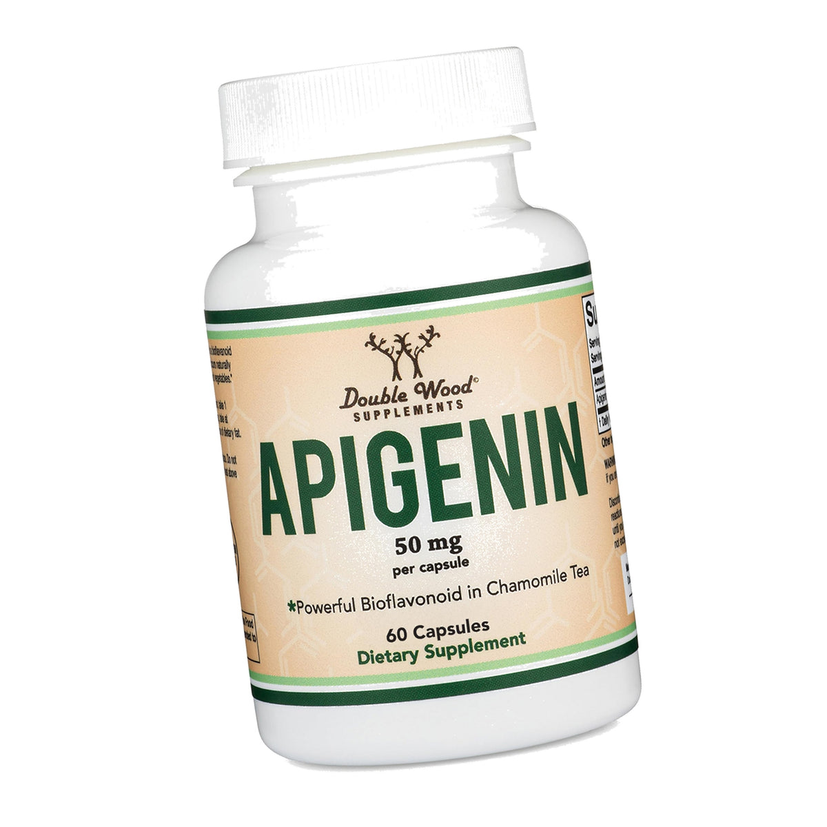 Apigenin 50mg, Chamomile Flavonoid, NSF Certified, 60 Capsules