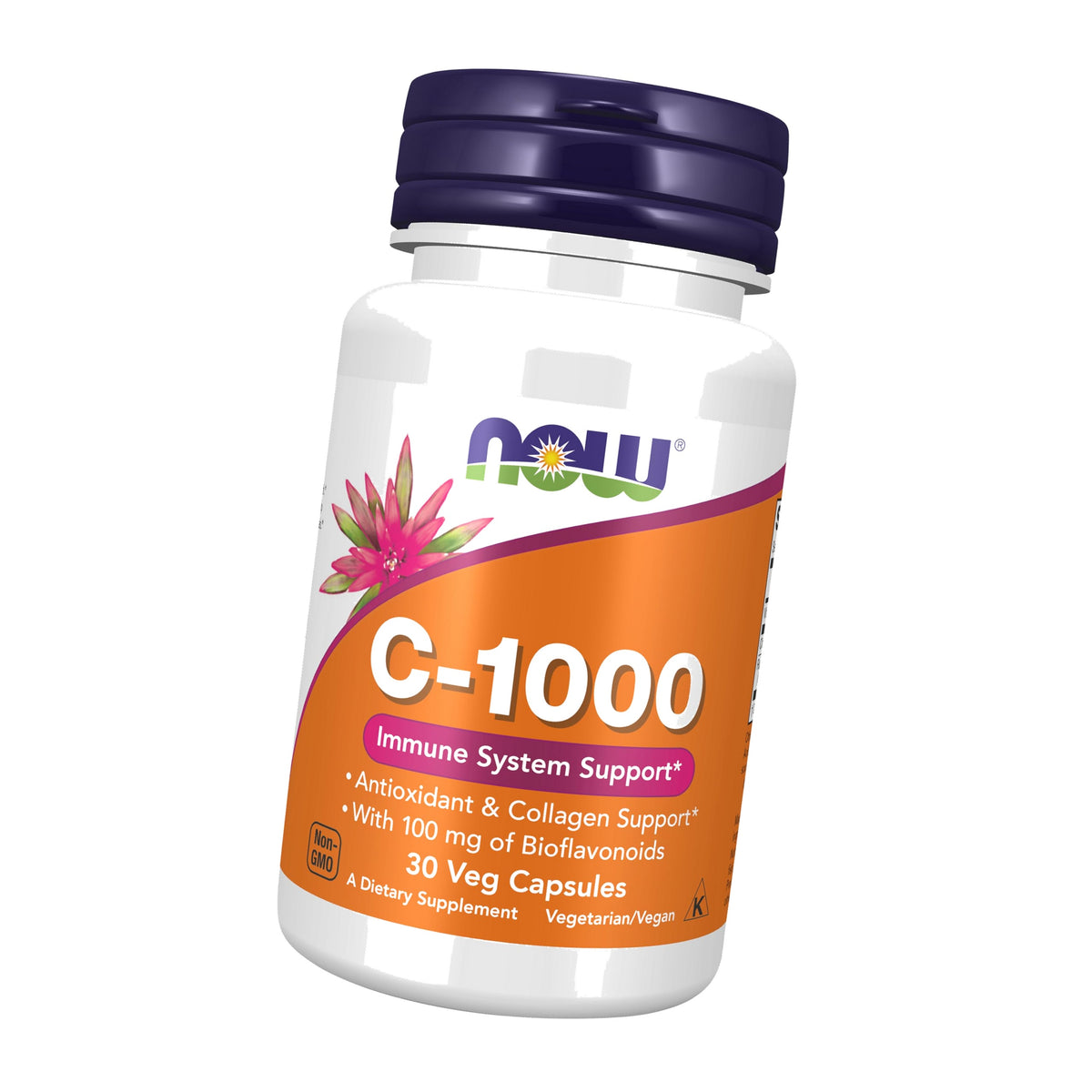 Now Supplements, Vitamin C-1,000 with Rose Hips & Bioflavonoids, 30 Tablets