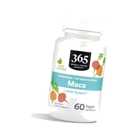 365 by Whole Foods Market, Maca Standardized + Full Spectrum Blend, Libido Support, Vegan Capsules, 60 Count