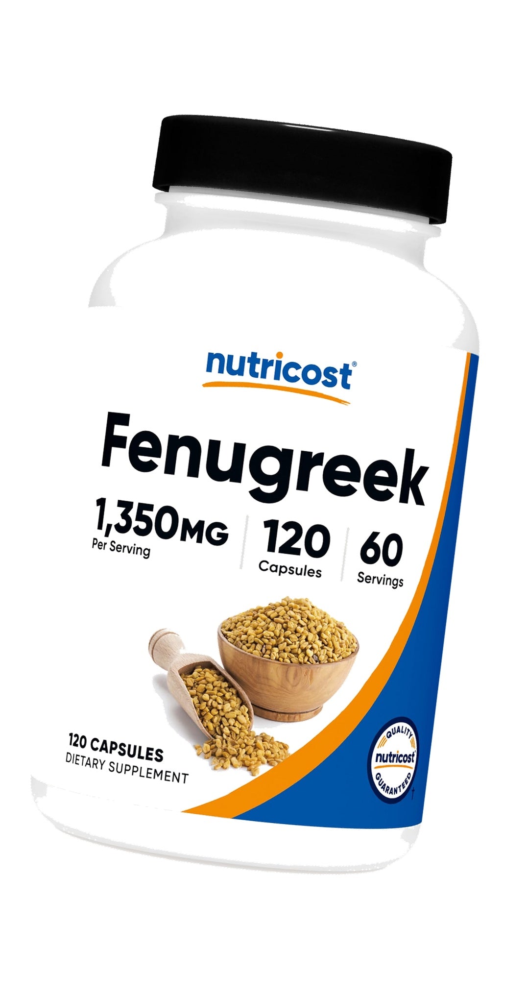 Nutricost Fenugreek (1,350mg) 120 Capsules, Gluten-Free, 60 Servings